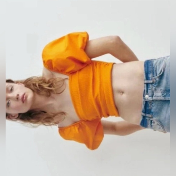 Zara Asymmetrical Pink Fushia One Shoulder Ruffle Top - Picture 2 of 5